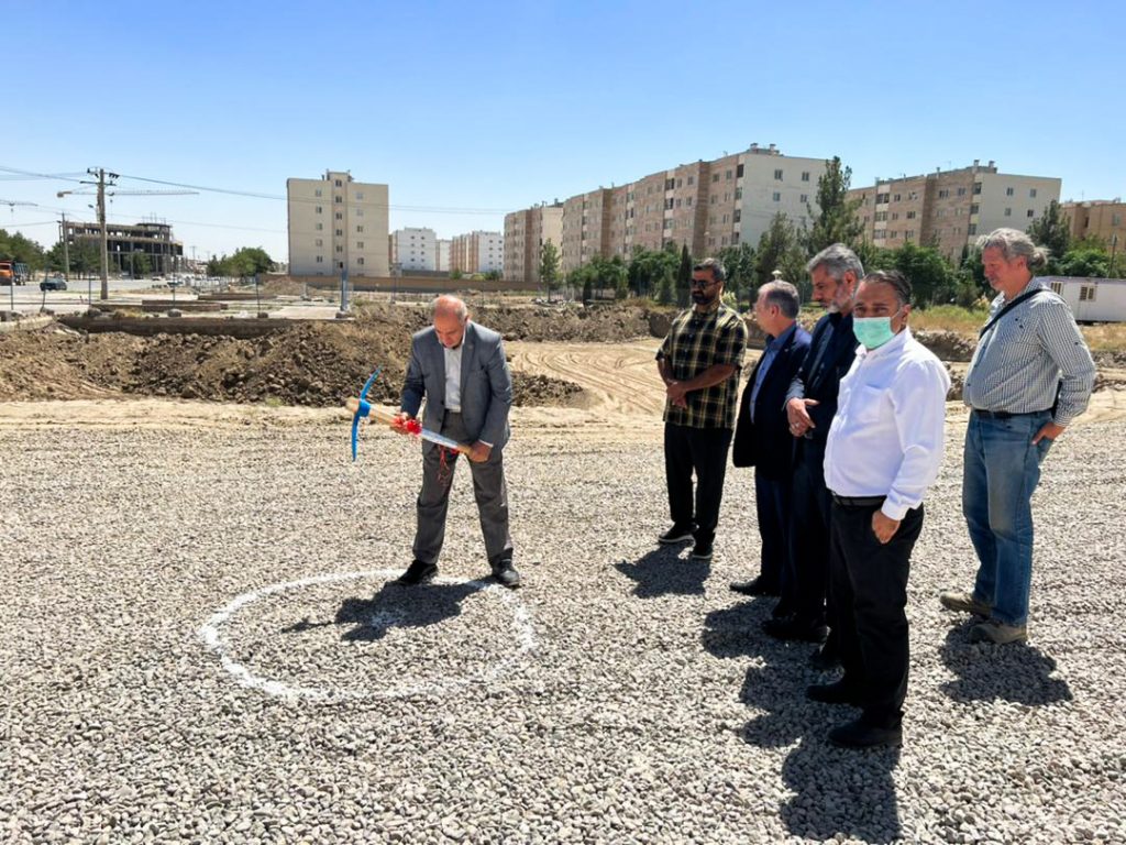 The groundbreaking ceremony of the new phases of the Mashhad Resalat project